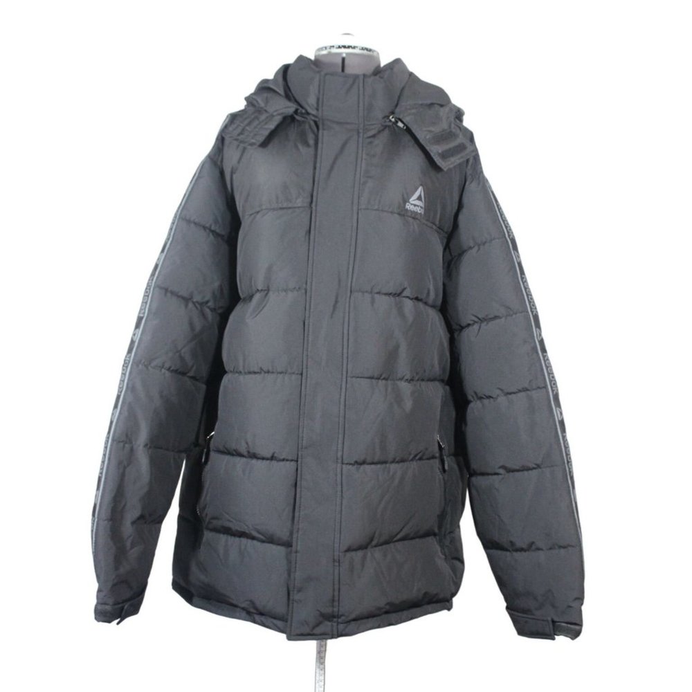 Reebok men's Y2K style hooded outdoor‎ winter puffer jacket XL